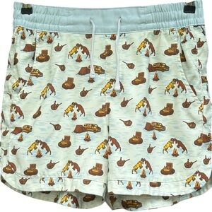 Magellan Outdoors  Shiner Bock Beer Water Repellant Fishing Shorts Size M